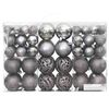 vidaXL Boules de Noël 100 pcs gris 3 / 4 / 6 cm