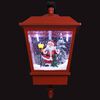 vidaXL Lampe murale de No&euml;l lumi&egrave;res LED et P&egrave;re No&euml;l Rouge 40x27x45cm