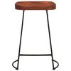 vidaXL Tabourets de bar Gavin lot de 2 45x40x63cm bois massif manguier