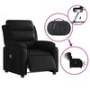 vidaXL Fauteuil inclinable de massage &eacute;lectrique noir similicuir