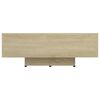 vidaXL Table basse Chêne sonoma 85x55x31 cm Bois d'ingénierie