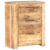 vidaXL Buffet 59x33x75 cm Bois de manguier brut
