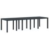 vidaXL Table de Jardin Anthracite 300 x 100 x 73 cm polyrotin
