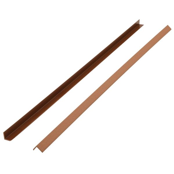 vidaXL Cornière de terrasse 5 pcs WPC 170 cm Marron clair