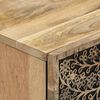 vidaXL Table de chevet 50x33x60 cm bois de manguier massif