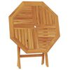 vidaXL Table pliable de jardin 85x85x76 cm Bois de teck solide
