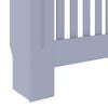 vidaXL Cache-radiateur MDF Gris 78 cm