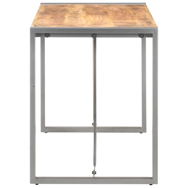 vidaXL Table &agrave; d&icirc;ner 120x60x75 cm Bois de manguier massif brut