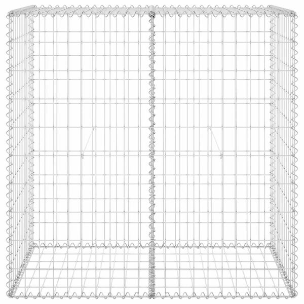 vidaXL Mur en gabion avec couvercles Acier galvanisé 100x60x100 cm