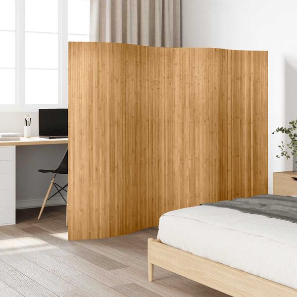 vidaXL Cloison de séparation Bambou naturel 250x165 cm