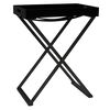 vidaXL Table pliable Noir 48x34x61 cm MDF