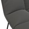 vidaXL Chaise de d&eacute;tente avec cadre en m&eacute;tal Gris fonc&eacute; Velours