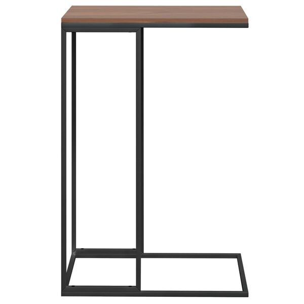 vidaXL Table d'appoint Noir 40x30x59 cm Bois d'ingénierie
