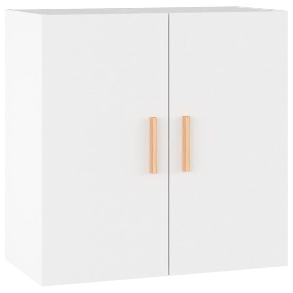 vidaXL Armoire murale Blanc 60x30x60 cm Bois d'ing&eacute;nierie
