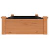 vidaXL Lit sur&eacute;lev&eacute; de jardin doublure 120x60x25 cm bois massif sapin