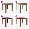 vidaXL Table à manger bois de récupération mélangé 82x80x76 cm