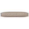 vidaXL Coussin Taupe 80 x 40 x 12 cm Tissu Oxford