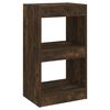 vidaXL Biblioth&egrave;que/S&eacute;parateur de pi&egrave;ce Ch&ecirc;ne fum&eacute; 40x30x72 cm