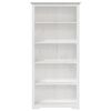 vidaXL Bibliothèque BODO blanc 82x40x173 cm bois pin massif 5 niveaux