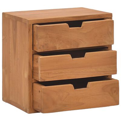 vidaXL Table de chevet 40x30x40 cm Bois de teck solide