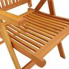 vidaXL Chaises de jardin pliables lot de 2 Bois d'eucalyptus massif