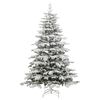 vidaXL Sapin de No&euml;l artificiel &agrave; charni&egrave;re 300LED neige floqu&eacute;e 210cm