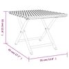 vidaXL Table pliable noir 45x35x32 cm r&eacute;sine tress&eacute;e