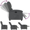 vidaXL Fauteuil inclinable &eacute;lectrique gris similicuir