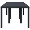 vidaXL Table de jardin pour repas Anthracite 300 x 100 x 73 cm