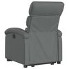 vidaXL Fauteuil inclinable gris fonc&eacute; tissu