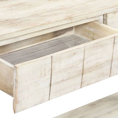 vidaXL Table console 120 x 35 x 75 cm Bois de manguier massif