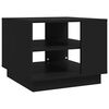 vidaXL Table basse noir 55x55x43 cm bois d'ing&eacute;nierie