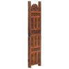 vidaXL Cloison de s&eacute;paration 3 panneaux Marron 120x165cm Bois manguier