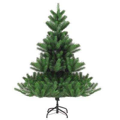 vidaXL Sapin de Noël artificiel Nordmann avec LED et boules Vert 150cm