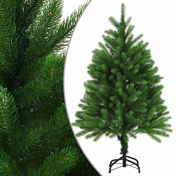 vidaXL Arbre de No&euml;l artificiel pr&eacute;-&eacute;clair&eacute; et boules 120 cm vert