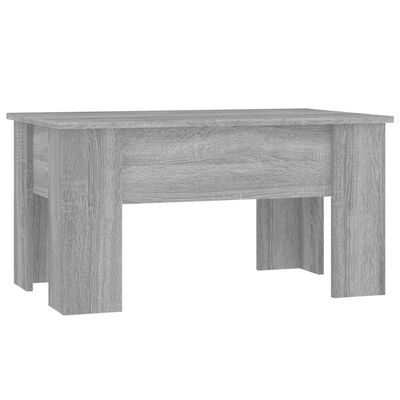vidaXL Table basse Sonoma gris 79x49x41 cm Bois d'ingénierie