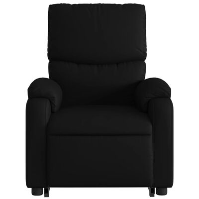 vidaXL Fauteuil inclinable de massage électrique noir similicuir