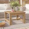 vidaXL Table basse 45x45x30 cm bois massif de teck