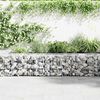 vidaXL Mur en gabion avec couvercles Acier galvanis&eacute; 300 x 50 x 50 cm