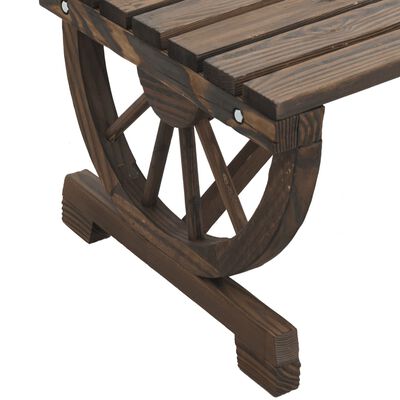 vidaXL Table basse de jardin 90x50x40 cm bois de sapin massif