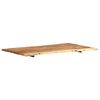 vidaXL Dessus de table Bois d'acacia massif 100x(50-60)x2,5 cm
