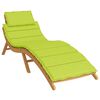 vidaXL Coussin de chaise longue vert vif 186x58x4 cm tissu oxford