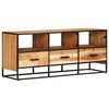 vidaXL Meuble TV 110x30x45 cm Bois d'acacia massif