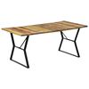 vidaXL Table de salle &agrave; manger 180x90x76cm Bois de r&eacute;cup&eacute;ration solide