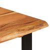 vidaXL Table &agrave; d&icirc;ner 110x50x76 cm Bois d'acacia solide