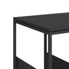 vidaXL Table d'appoint Noir 55x36x59,5 cm Bois d'ing&eacute;nierie