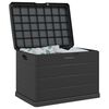 vidaXL Bo&icirc;te de Rangement de Jardin Anthracite 77,5 x 54,5 x 53 cm