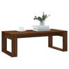 vidaXL Table basse ch&ecirc;ne marron 102x50x35 cm bois d'ing&eacute;nierie