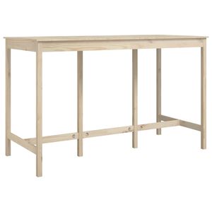 vidaXL Table de bar 180x80x110 cm Bois massif de pin