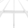 vidaXL Cadre de lit métal sans matelas blanc 183x213 cm